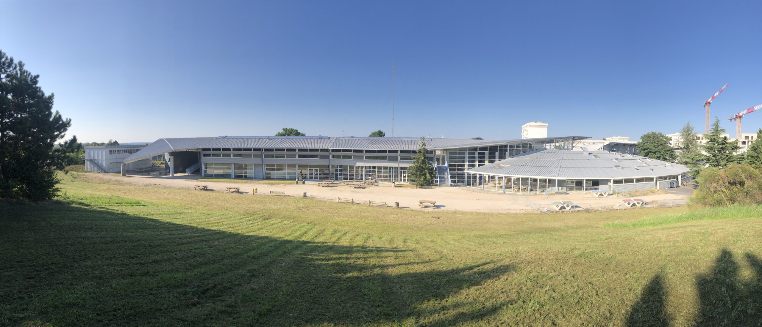 Vue du lycée